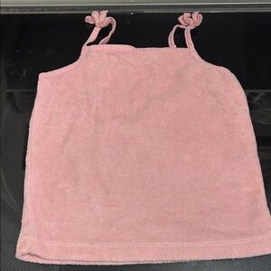 Girls 4t terry cloth tank top shirt